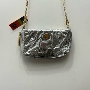 Tory Burch Silver Kateson Bag